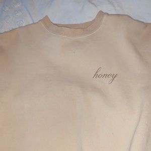 brandy melville honey sweatshirt